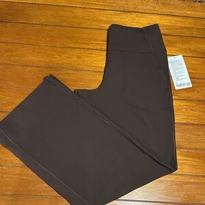 Lululemon Align leggings  —  brown, wide leg,  with pockets — NEW with tag